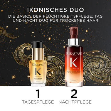 Kérastase Ikonisches Duo Elixir Ultime L'Huile Originale & Nutritive 8H Magic Night Serum