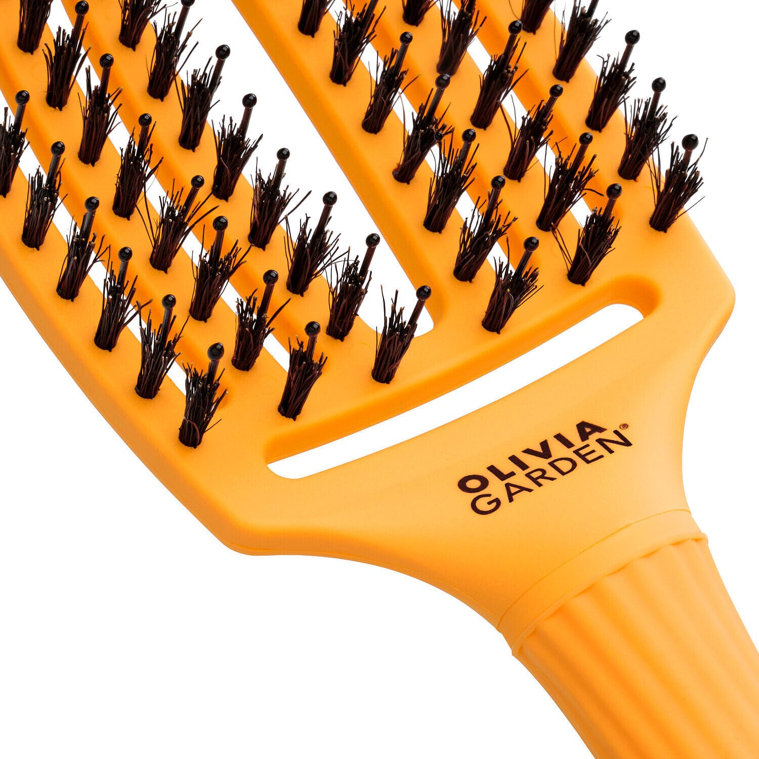 Olivia Garden Fingerbrush Combo Medium Yellow Sunshine