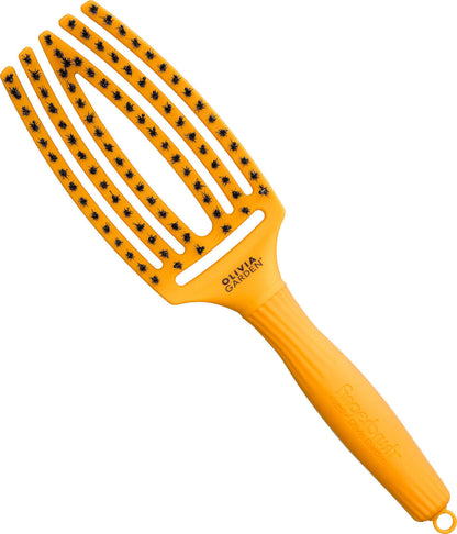 Olivia Garden Fingerbrush Combo Medium Yellow Sunshine